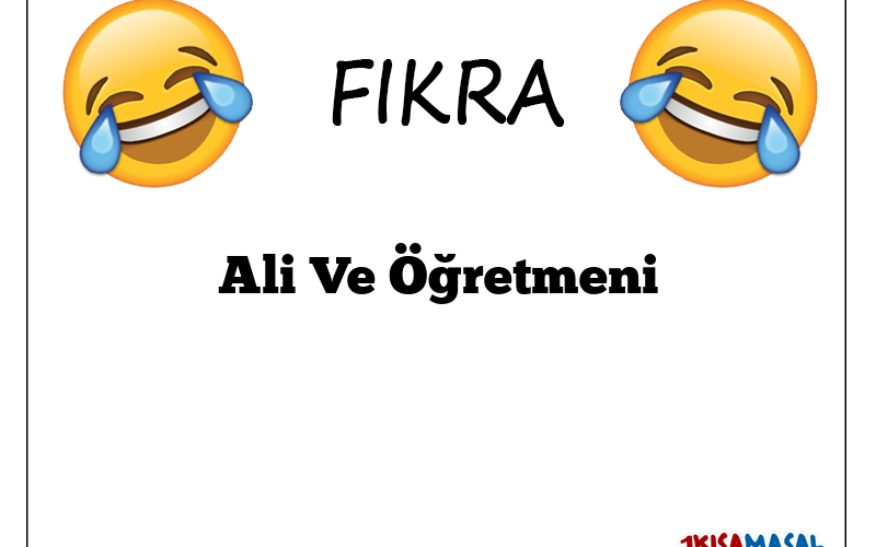 Ali Ve Öğretmeni