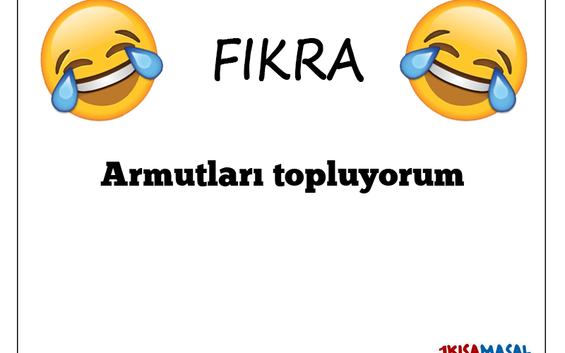 Armutları topluyorum