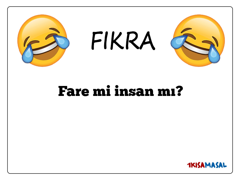 Fare mi insan mı?