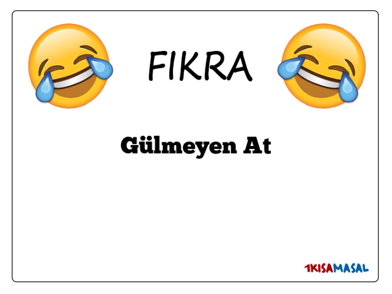 Gülmeyen At