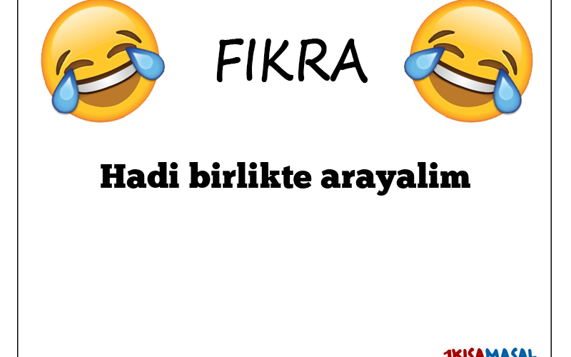 Hadi birlikte arayalim