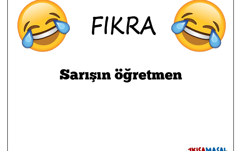 Sarışın öğretmen