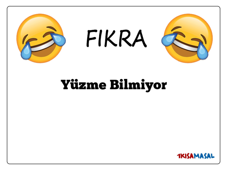 Yüzme Bilmiyor